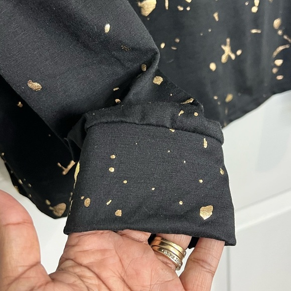 Brooklyn Laundry Men’s Black and Gold "Respect" Hoodie - Size XL - NWT - Picture 6 of 7